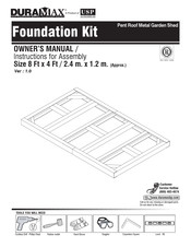 Usp DURAMAX Foundation Kit Owner's Manual