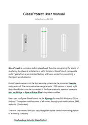 AJAX Systems GlassProtect User Manual