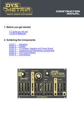 Dreadbox DYSMETRIA Construction Manual