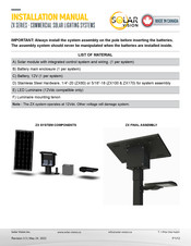 SOLAR VISION TX150 Manual