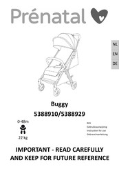 PRENATAL Buggy 5388910 Manual