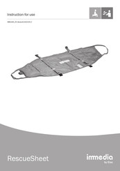 Etac immedia RescueSheet Instructions For Use Manual