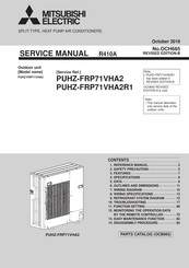 Mitsubishi Electric PUHZ-FRP71VHA2R1 Service Manual