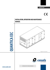 Casals QUANTICA EEC 045 Installation, Operation And Maintenance Manual