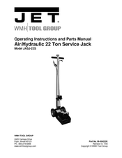 WMH Tool Group JET JASJ-22S Operating Instructions And Parts Manual