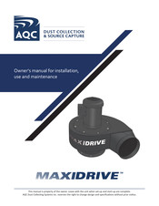 AQC MAXIDRIVE MS-DF-03A-112 Installation, Use And Maintenance Manual