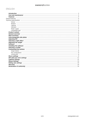 ENERGY SISTEM ESG M5 Triforce User Manual