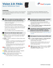 Fleet Complete Vision 2.0 Quick Reference Card