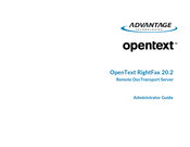 Advantage OpenText RightFax 20.2 Administrator's Manual