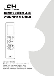 Cooper & Hunter CR262-RG10G Owner's Manual