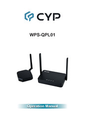 CYP WPS-QPL01 Operation Manual