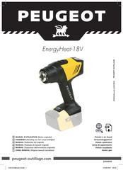 PEUGEOT EnergyHeat-18V Manual
