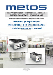 Metos 78EGTPT Manual