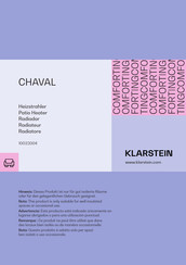 Klarstein CHAVAL Manual