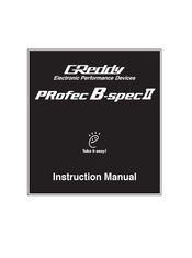 GReddy PRofec B-specII Instruction Manual
