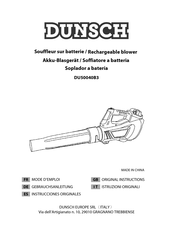 Dunsch DU50040B3 Instructions Manual