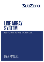 Subzero HICAST-4L User Manual
