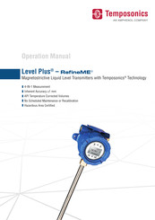 Amphenol Temposonics Level Plus RefineME Operation Manual