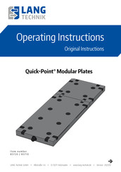 Lang Quick-Point 85710 Operating Instructions Manual