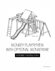 Congo Play MONKEY PLAYSYSTEM WITH OPTIONAL MONKEYBAR Assembly Instructions Manual