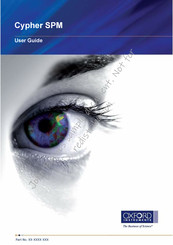 Oxford Instruments Cypher SPM User Manual