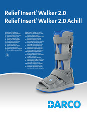 Darco Relief Insert Walker 2.0 Achill Instructions For Use Manual