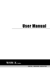 Hocom WSW-X Series User Manual