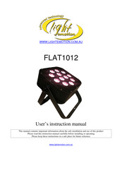 Light Emotion FLAT1012 User Instruction Manual
