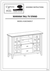 Cypress Hills MARANA AXCCMAR17 Assembly Instructions Manual