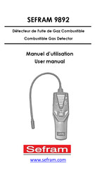 SEFRAM 9892 User Manual