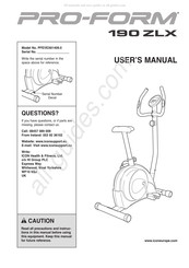Pro-Form PFEVEX81409.0 User Manual