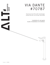 ALT VIA DANTE 70787 Installation & Care Manual
