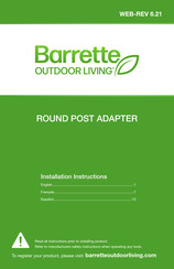Barrette WEB-REV 6.21 Installation Instructions Manual