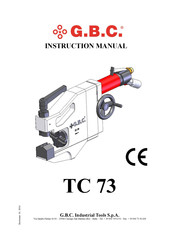 G.B.C TC 73 Instruction Manual
