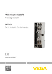 Vega B 53-19 Operating Instructions Manual