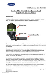 Carrier Graviner Mk6 Inspection & Cleaning Instructions