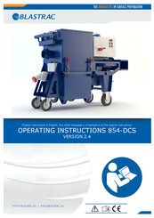 Blastrac 854 DCS Operating Instructions Manual