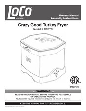 LOCO COOKERS LCCFTC Owner's Manual