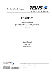 Tews Technologies TPMC851 User Manual