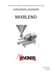 INOXPA MIXBLEND Installation, Service And Maintenance Instructions