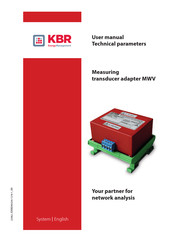 KBR MWV User Manual Technical Parameters