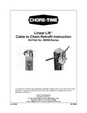 Chore-Time Linear Lift 50558 Series Manual