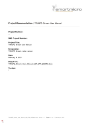 smartmicro TRUGRD User Manual