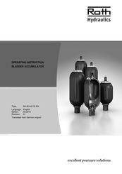 Roth BA-BLAK-CE-EN Operating	 Instruction