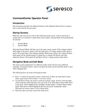 Seresco CommandCenter Manual