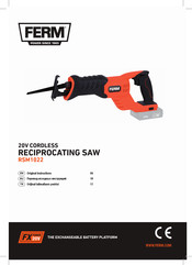 Ferm RSM1022 Original Instructions Manual