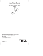 Kohler K-6502 Installation Manual