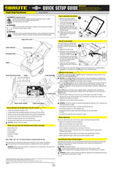 Briggs & Stratton BRUTE 1695565 Quick Setup Manual