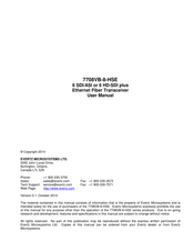 evertz 7708VB-8-HSE User Manual