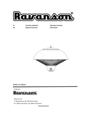 Ravanson OT-1500LED Original Instructions Manual